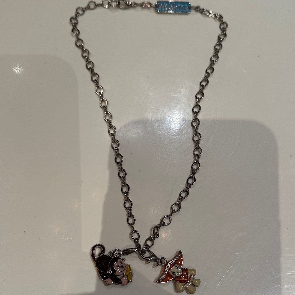 Charming Kids Monkey and Cowboy Necklace